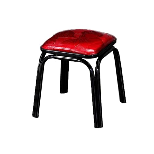 Stool Fashion Stool Metal Low Stool High Stool Small Chair Stool for Adult Entrance Shoe Changing Stool for Creative Stool Room, Style E