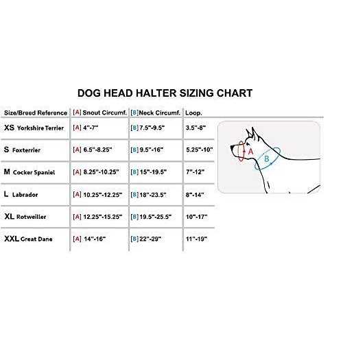 Dogs My Love Dog Head Collar Halter Sizes - Pet Supplies online store