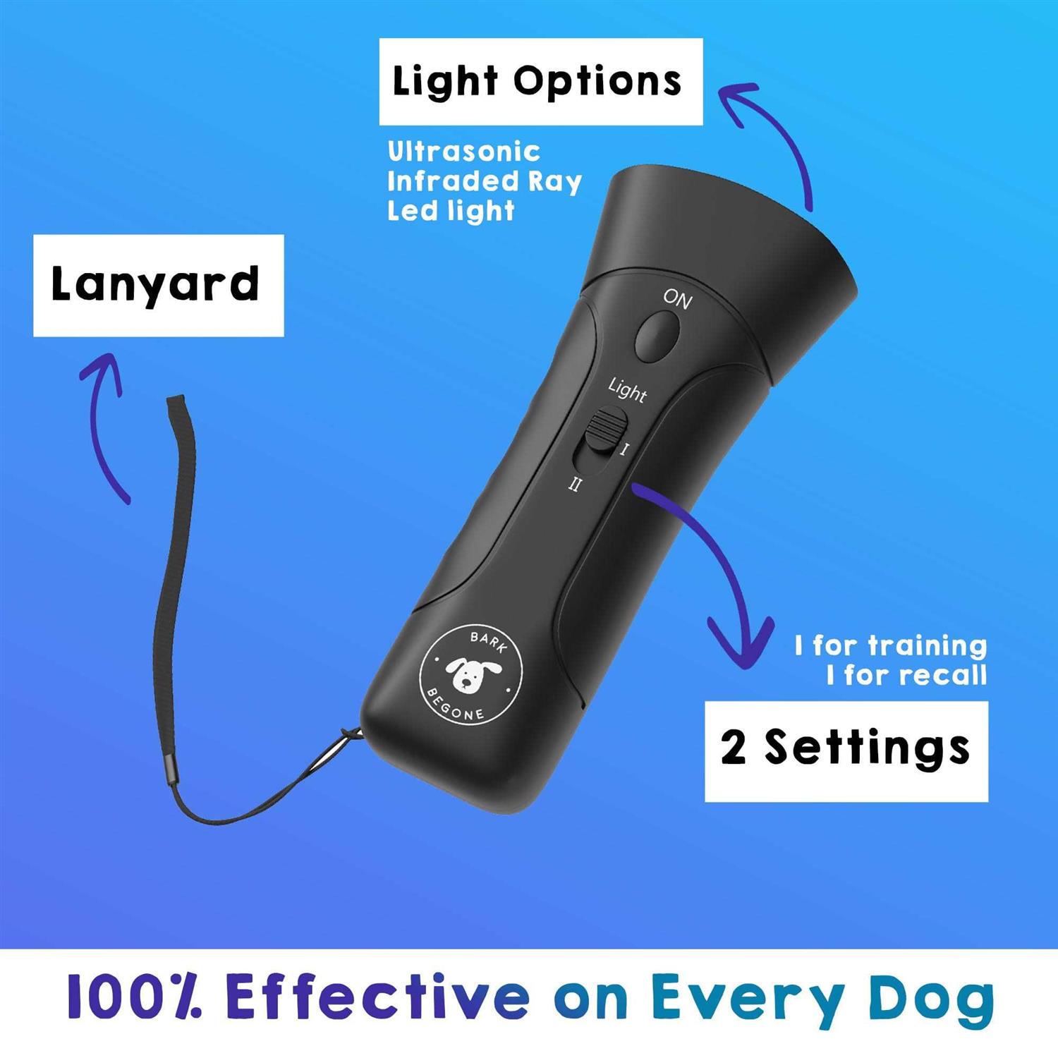 Stop Barking Device Bark Begone Ultrasonic Dog Trainer - Pet Supplies online store