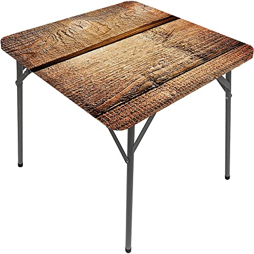 Marble Square Table Cove, Marble Style Texture, Elastic Edge, Can Wipe Indoor/Outdoor Dining Table Cover, Fit for 47