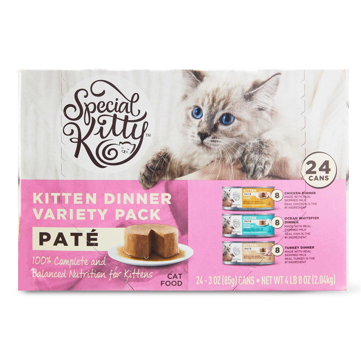 Special Kitty Kitten Dinner Variety Pack Pate Cat Food - Pet Supplies online store