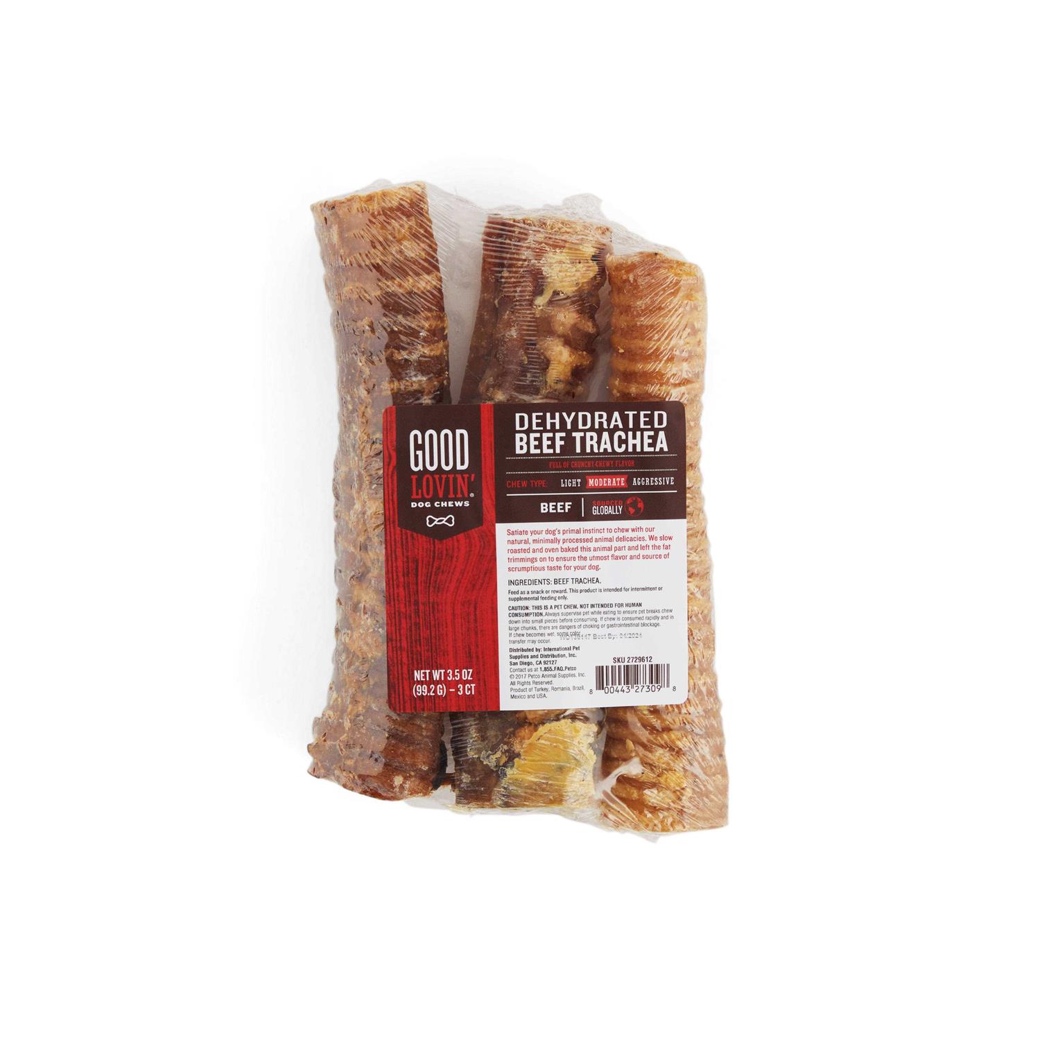 Good Lovin' Dehydrated Beef Trachea Dog Chews - Pet Supplies online store