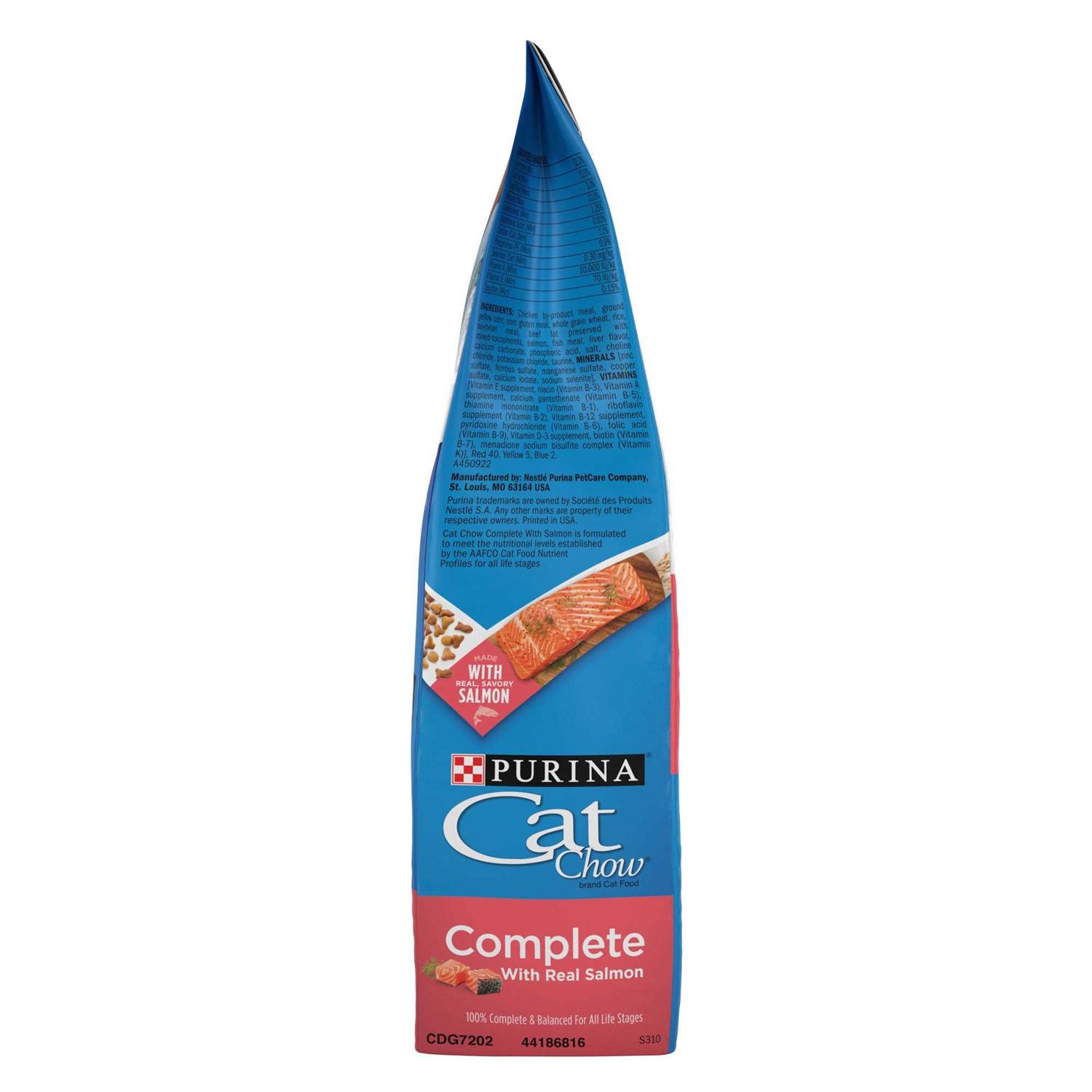 Purina Cat Chow Complete Salmon High Protein Dry Cat Food - Pet Supplies online store