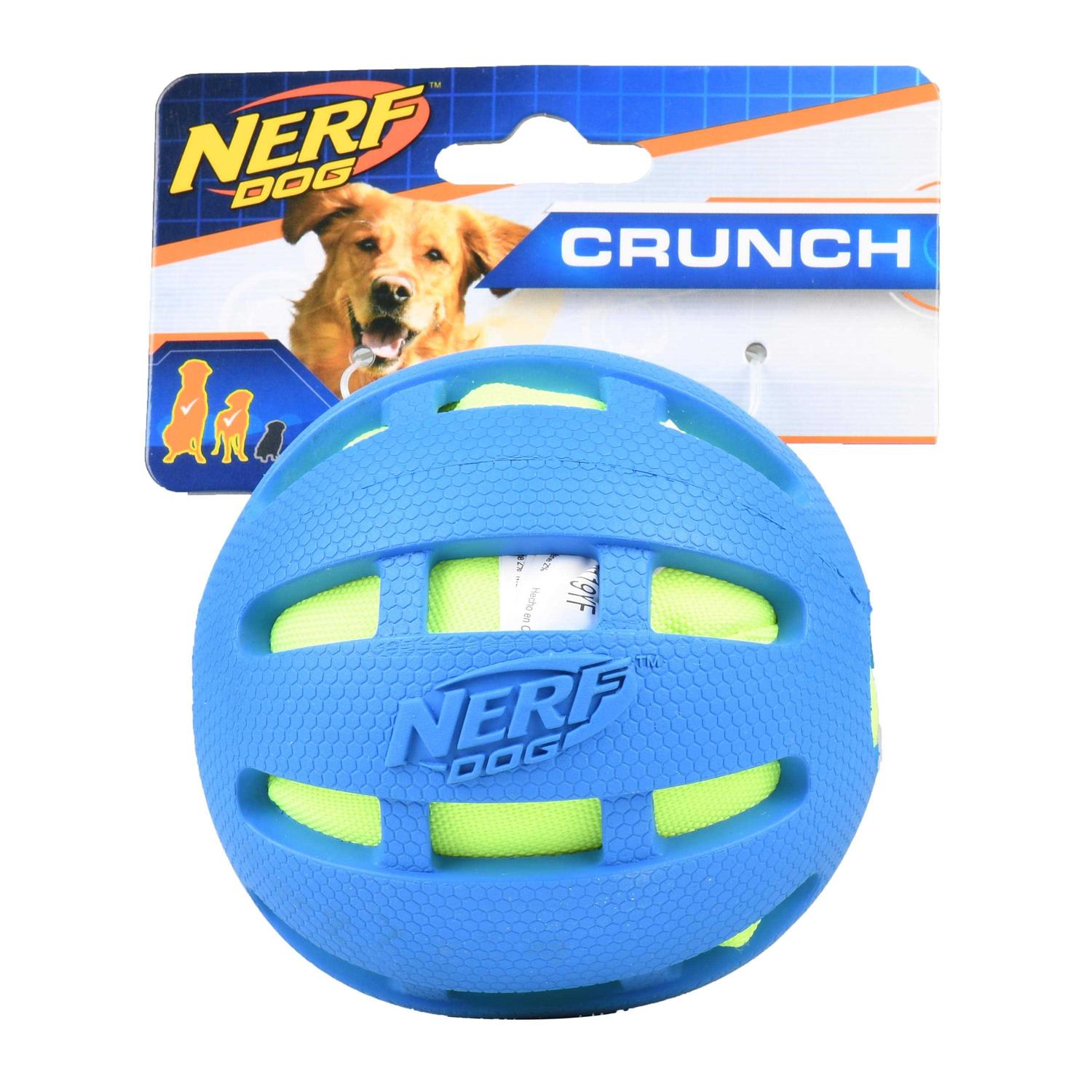 Nerf Checker Crunch Ball Dog Toy - Pet Supplies online store