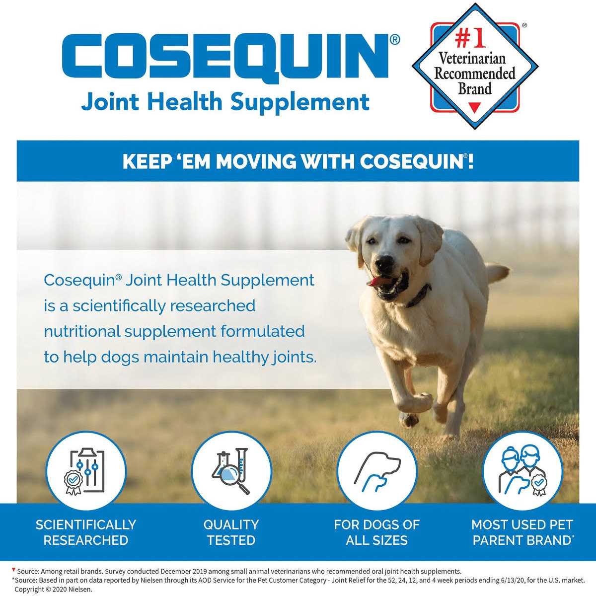 Cosequin Soft Chews with MSM Plus Omega-3s for Dogs - Pet Supplies online store
