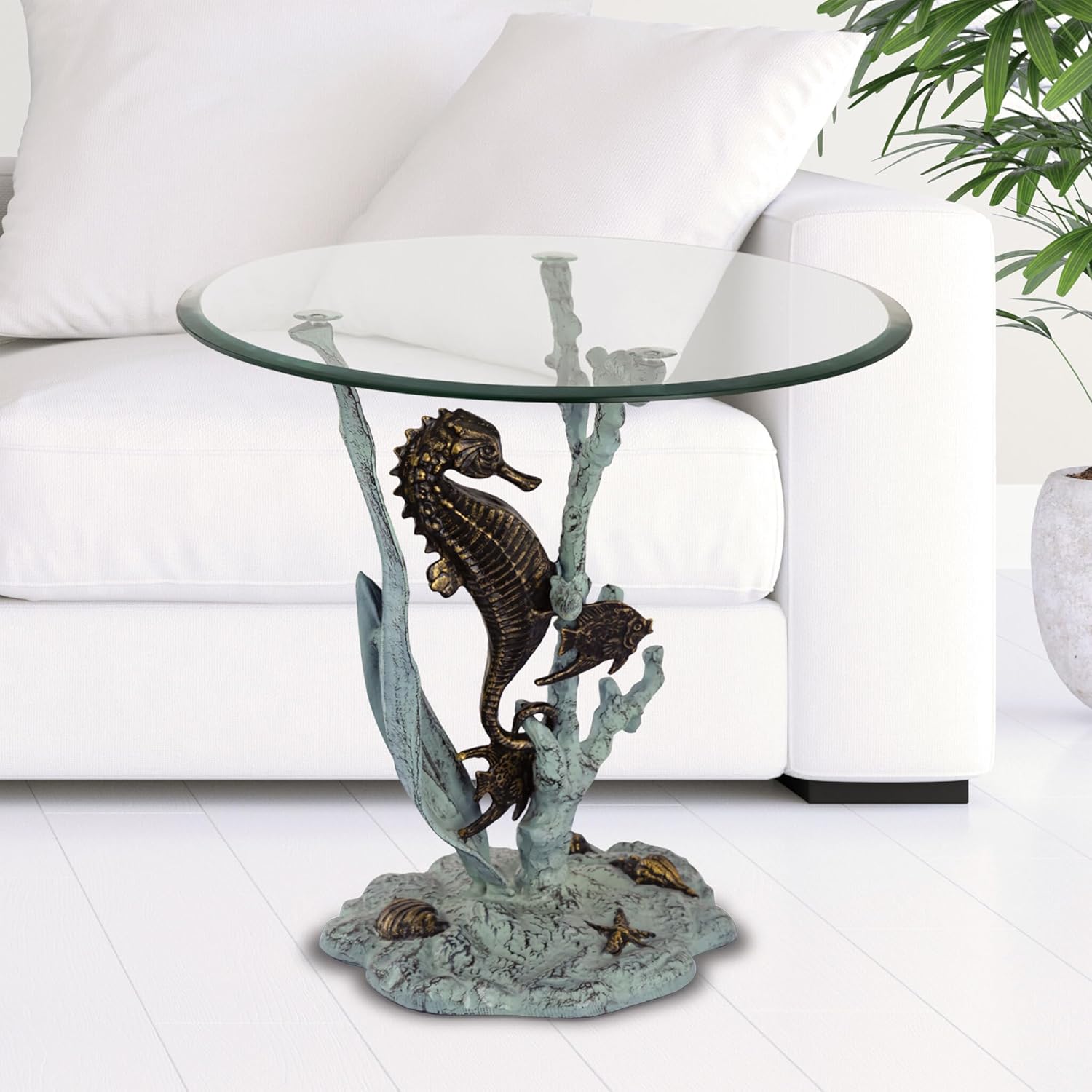 SPI Home Seahorse End Table 21.0