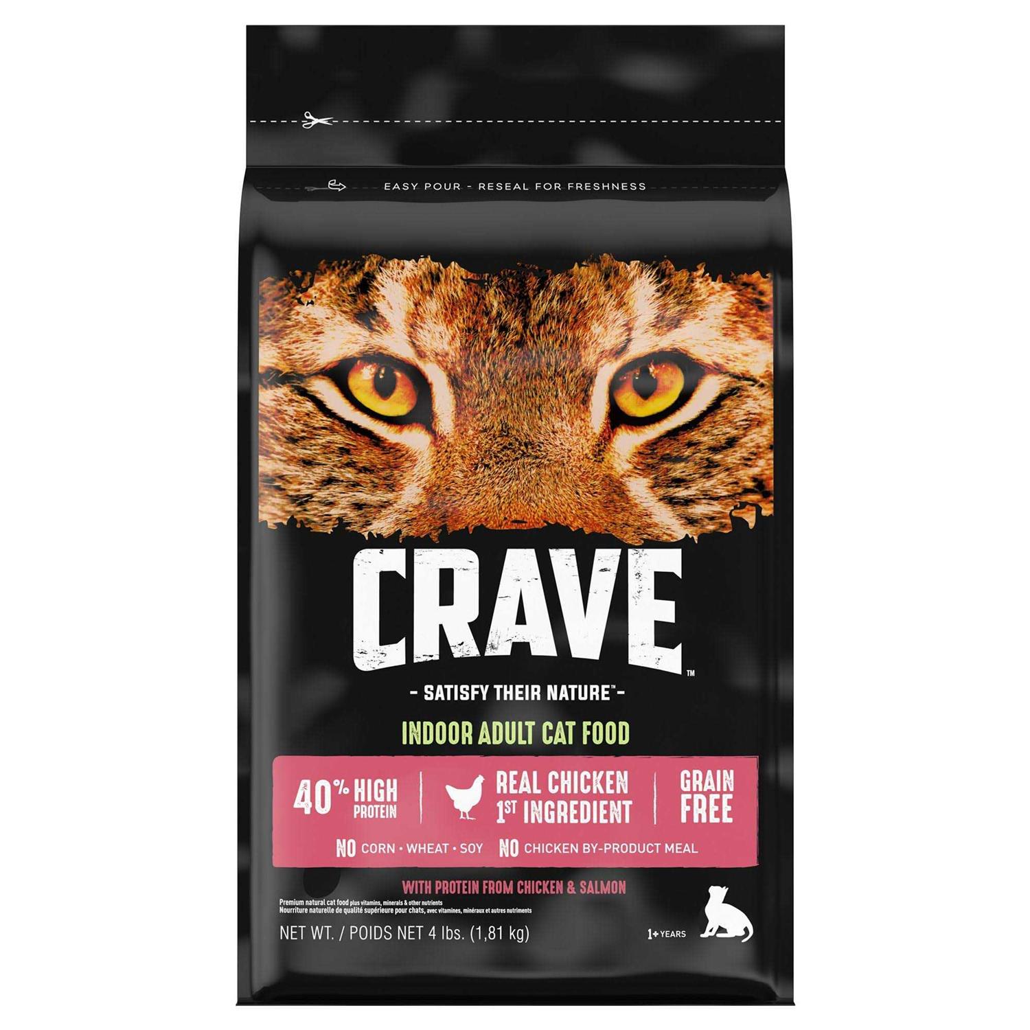Crave Chicken Adult Protein Grain Free Dry Cat Food - Pet Supplies online store