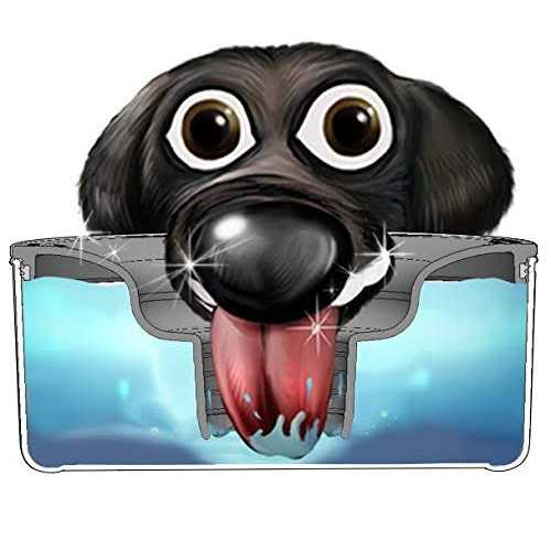 Slopper Stopper Dripless Water Bowl Tritan Plastic Bowl Unit Breed Dogs - Pet Supplies online store