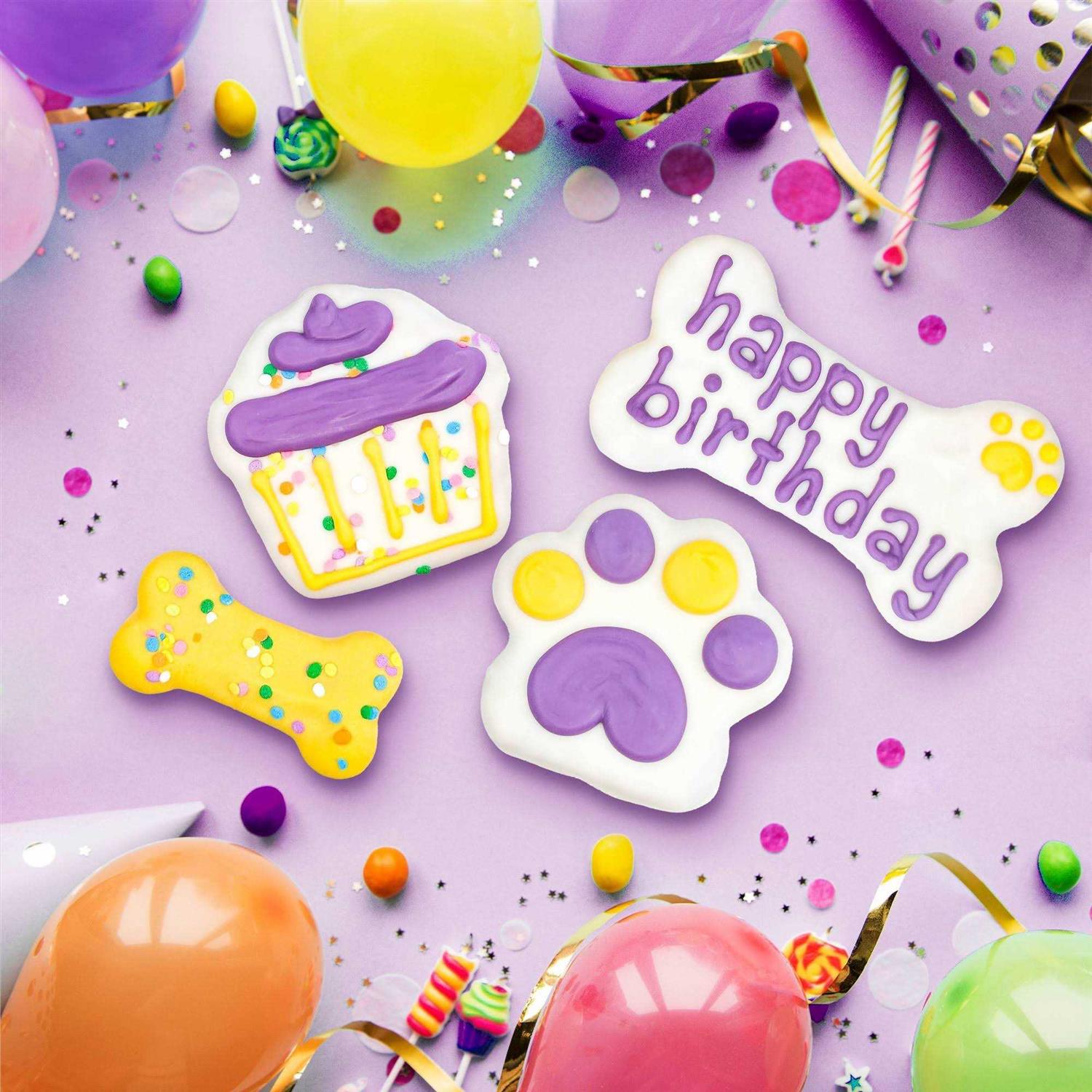 Molly's Barkery Birthday Bone All Ages Dog Treat with Apple & Cinnamon Flavor - Pet Supplies online store