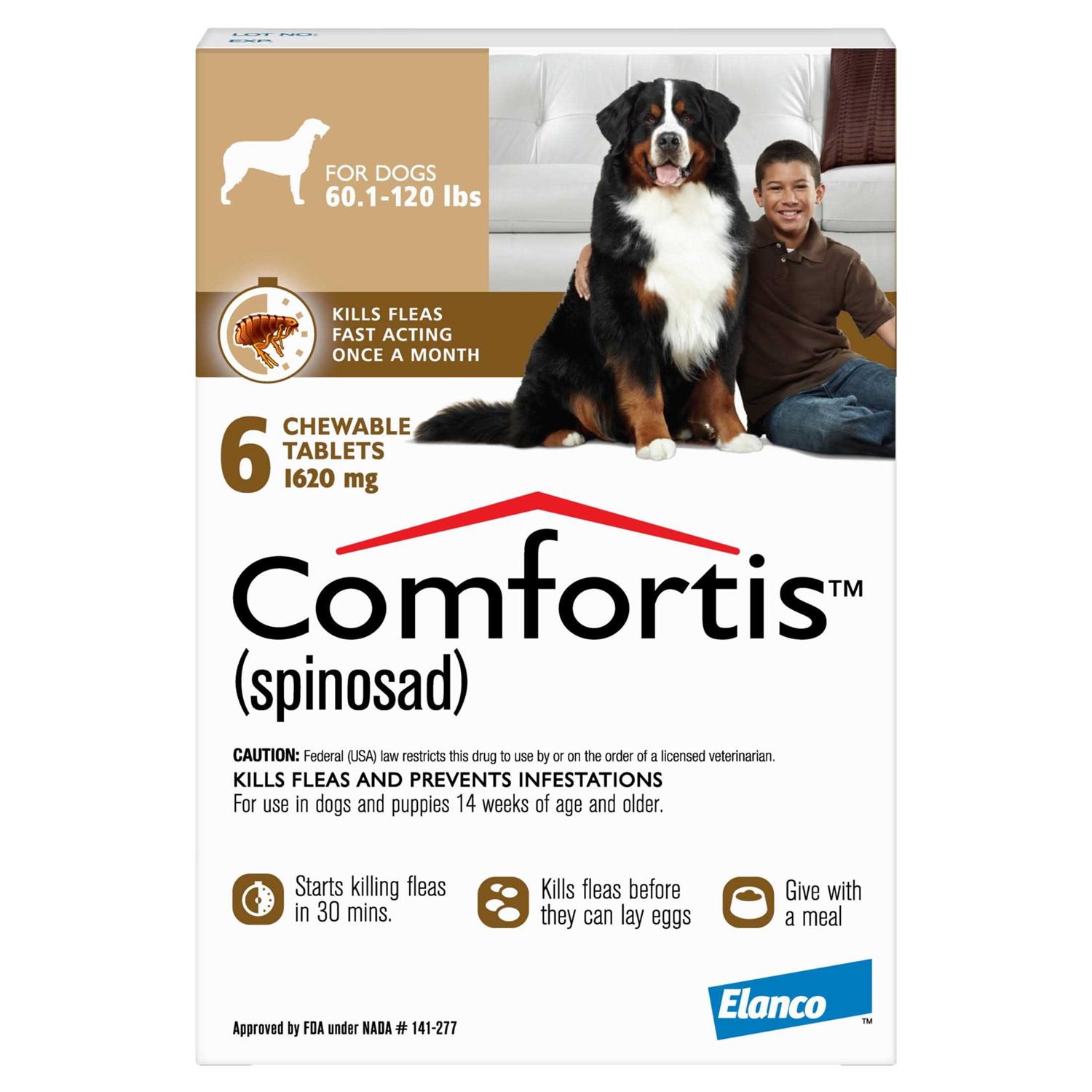 Comfortis for Dogs 60-120 lbs - Pet Supplies online store