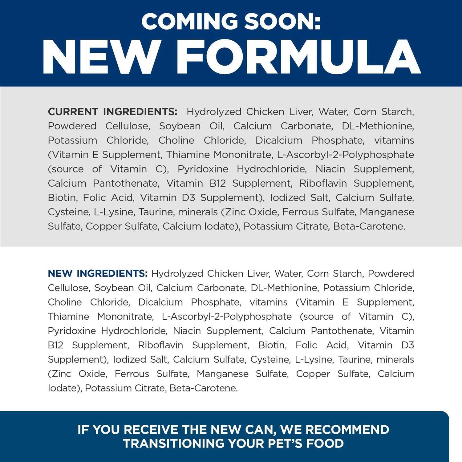 Hill's Prescription Diet z/d Skin/Food Sensitivities Original Canned Cat Food - Pet Supplies online store