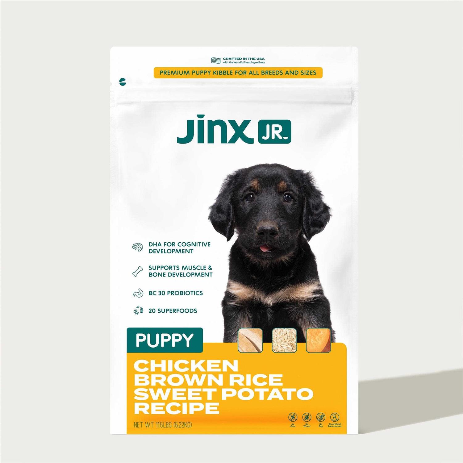 Jinx Jr. Puppy Chicken Brown Rice & Sweet Potato Dry Dog Food - Pet Supplies online store