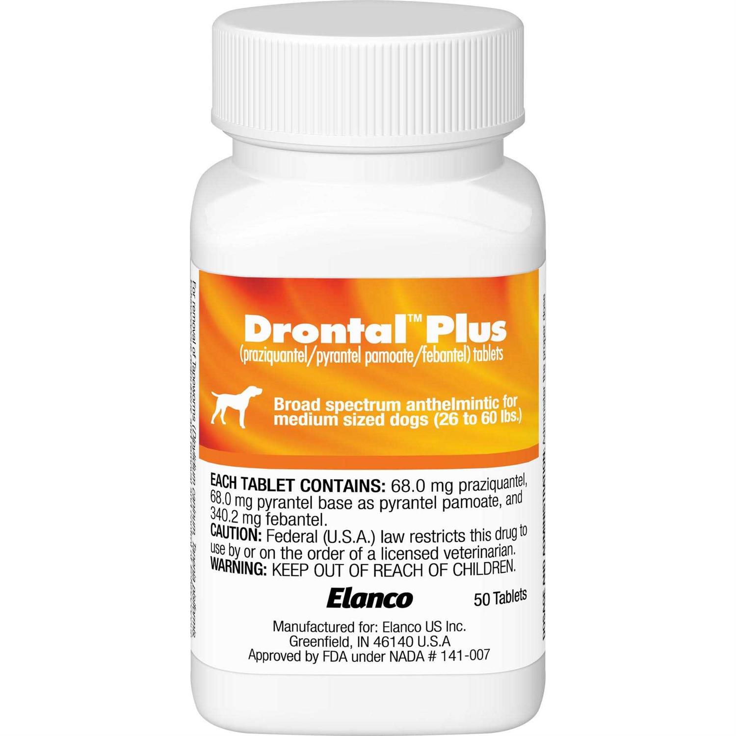 Drontal Plus Medium 68 mg - Pet Supplies online store