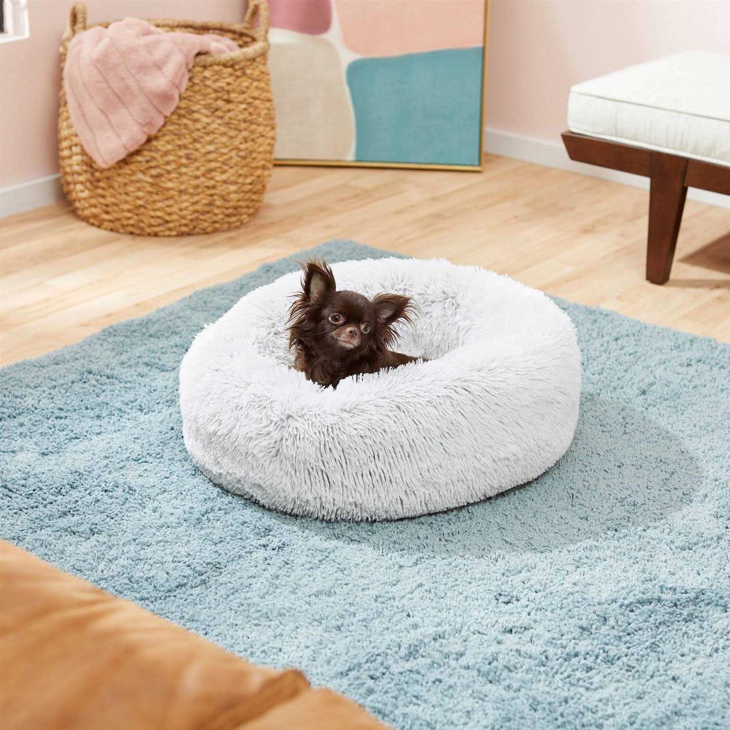 Frisco Eyelash Cat Dog Bolster Bed - Pet Supplies online store