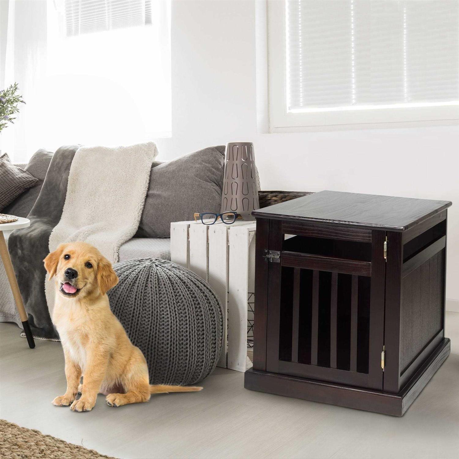 Casual Home Chappy Espresso Pet Crate - Pet Supplies online store
