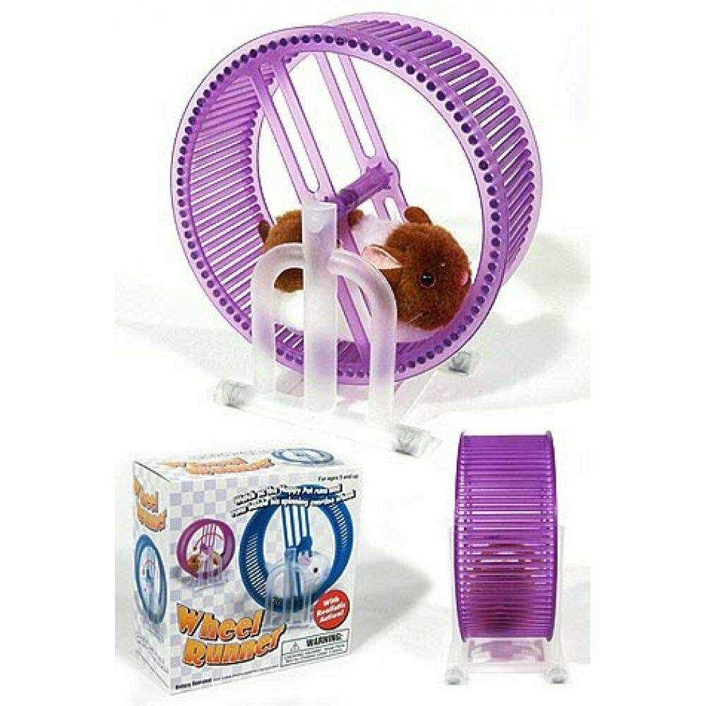 Abl Happy Hamster Pet With Wheel Runner Battery Operated Kid's Toy - Pet Supplies online store