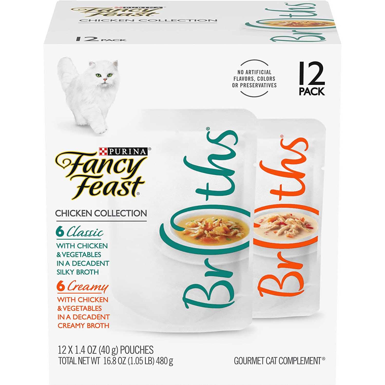 Fancy Feast Chicken Complement Wet Cat Food Variety Pack - Pet Supplies online store