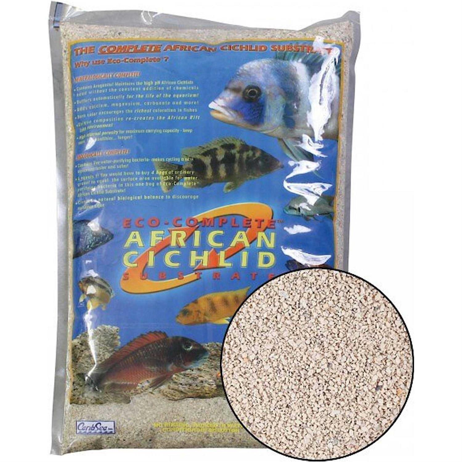 CaribSea Eco-Complete Cichlid White Sand - Pet Supplies online store