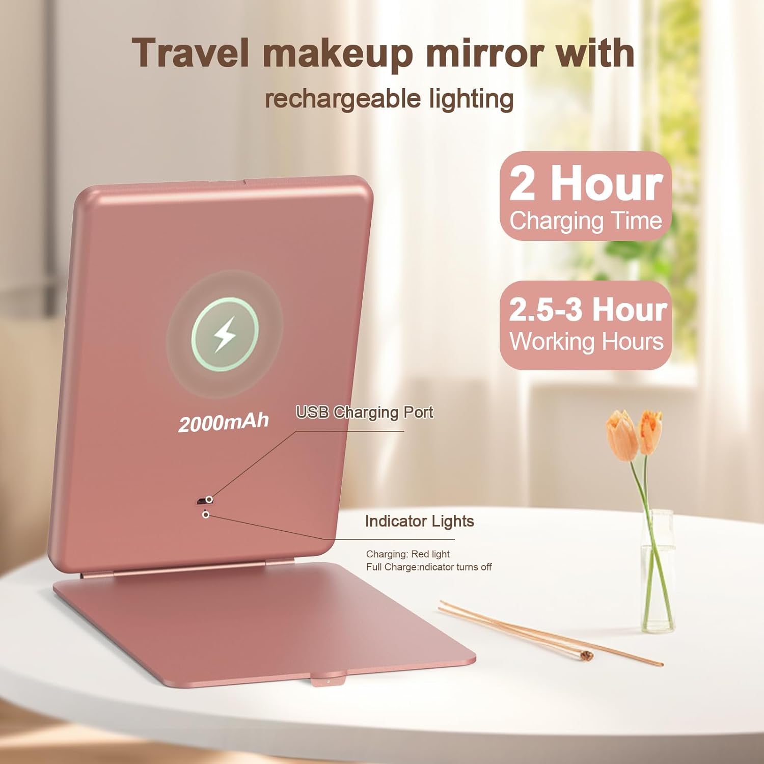 Dorm Room Essentials for College Students Girls Vanity Mirror with Lights, College Dorm Essentials for Girls Makeup Mirror with Lights, Teen Girl Gifts Trendy Stuff, Room Decor Aesthetic