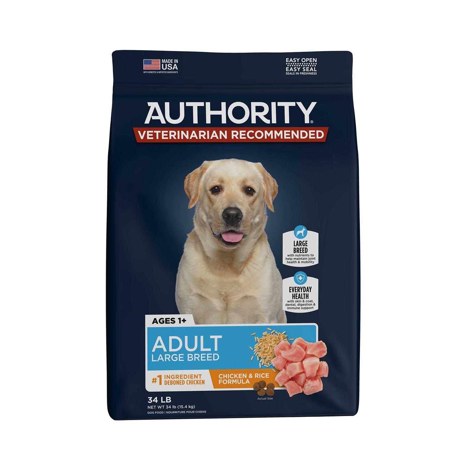 Authority Everyday Health Large Breed Adult Dry Dog Food - Pet Supplies online store