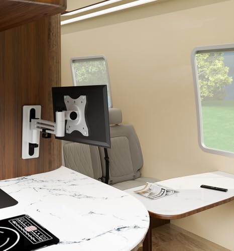 my wall RV TV Wall Mount - HC1-1L TV Wall Mount for RV and Caravan, TV Mount, Swivel, Tilt, VESA Compatible, Screen Mount