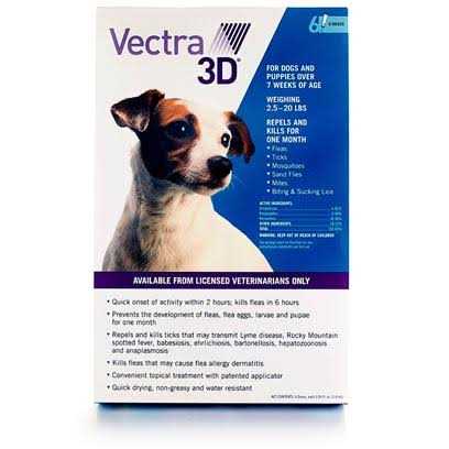 Vectra 3D 3 Doses - Pet Supplies online store