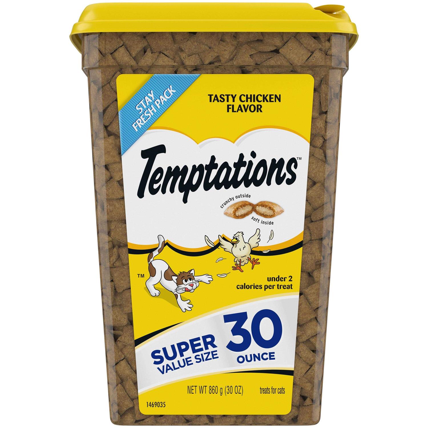 Temptations Crunchy Cat Treats Flavor - Pet Supplies online store