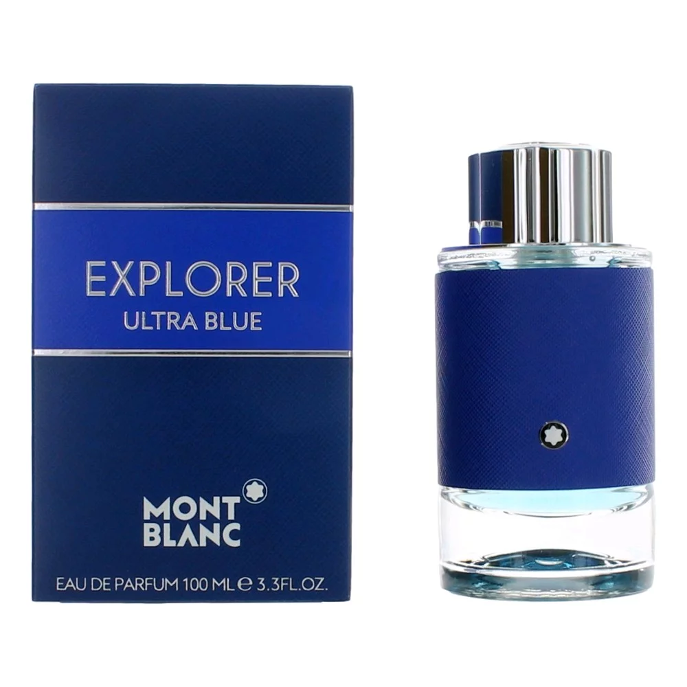 Explorer Ultra Blue by Mont Blanc, 3.4 oz Cologne Spray for Men