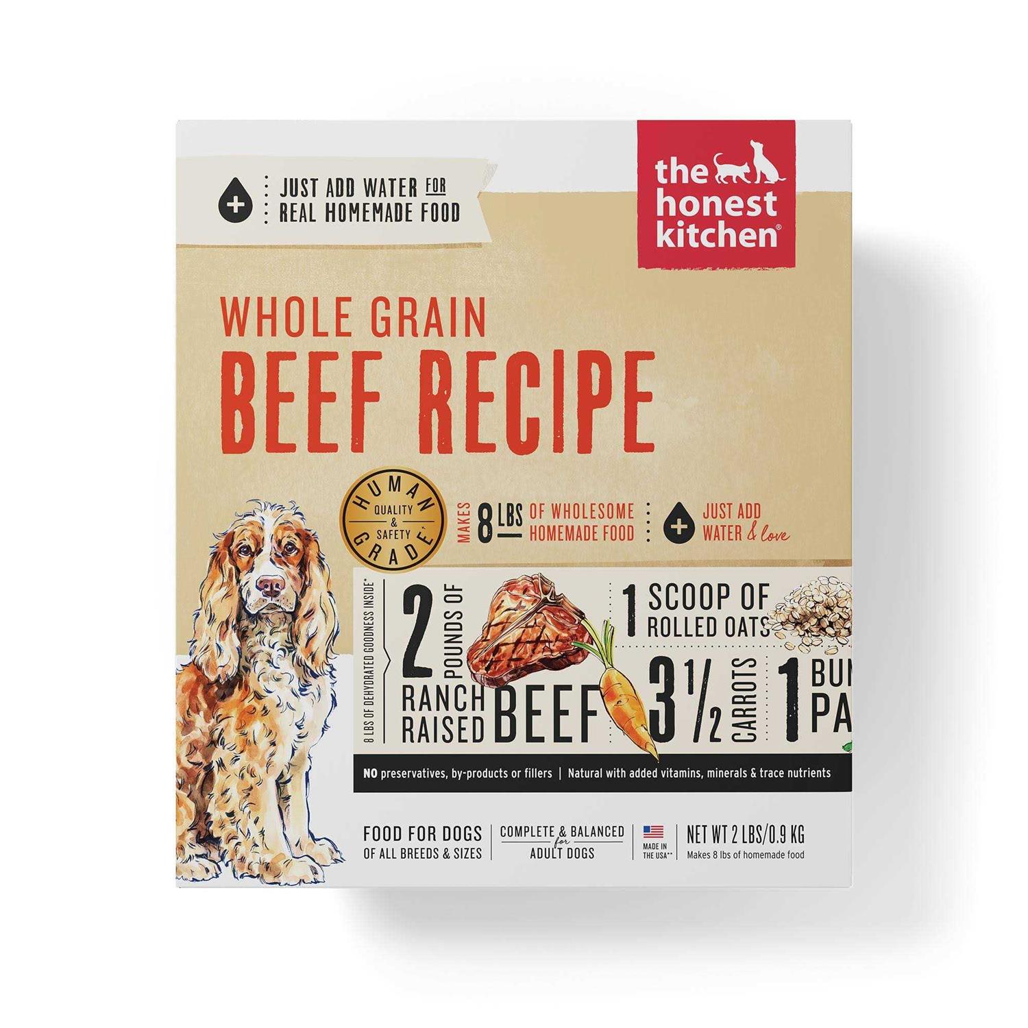 The Honest Kitchen Dehydrated Whole Grain Beef Dog Food - Pet Supplies online store