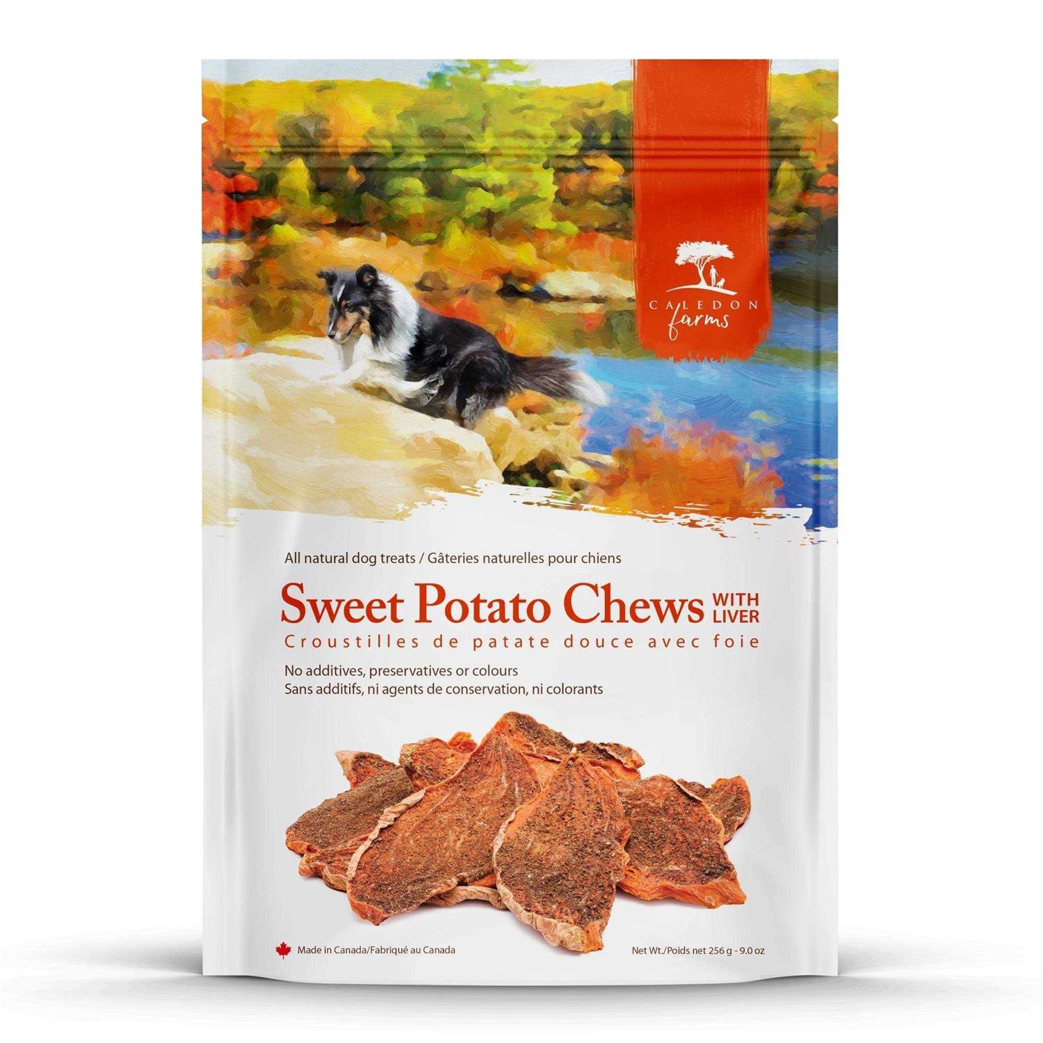 Caledon Farms Dog Treats Sweet Potato Chews with Liver - Pet Supplies online store