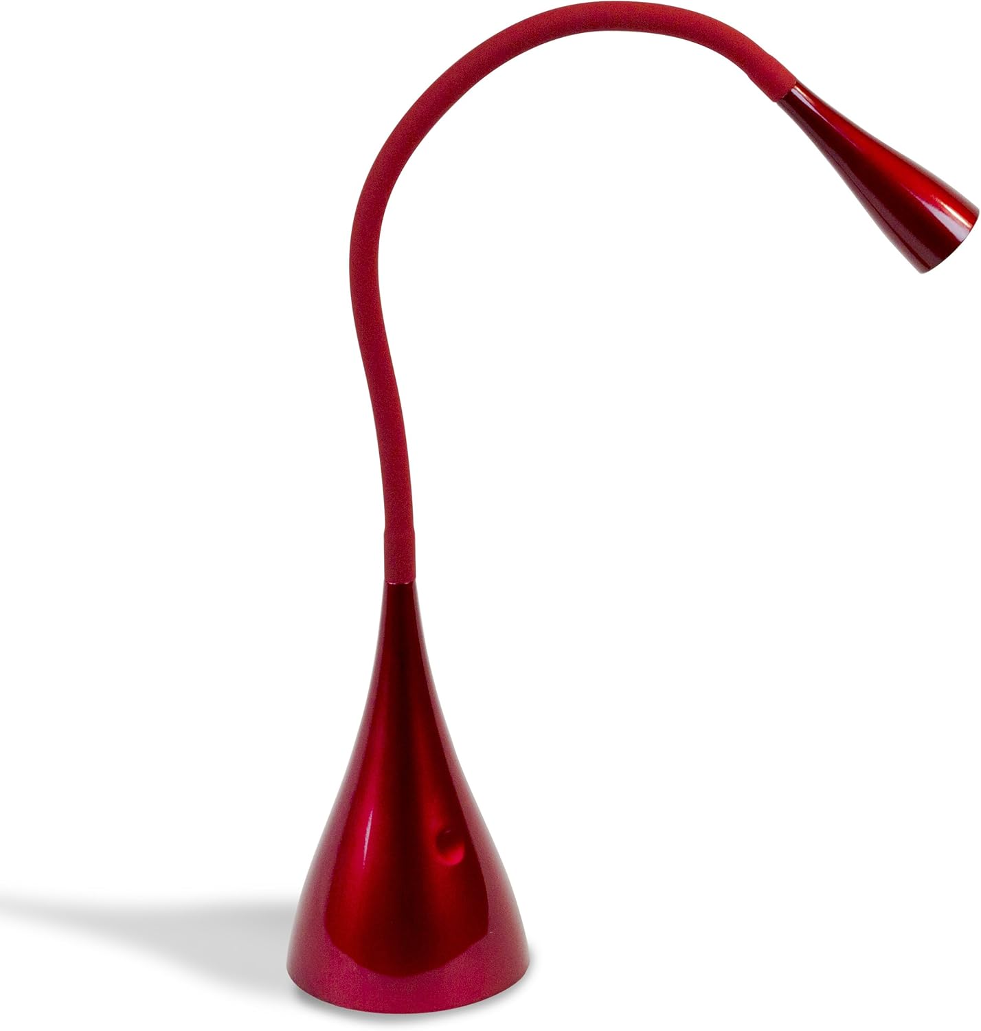 Newhouse Lighting NHGS RD Gooseneck LED Desk Lamp, USB Charging, Touch Dimming, 4.5