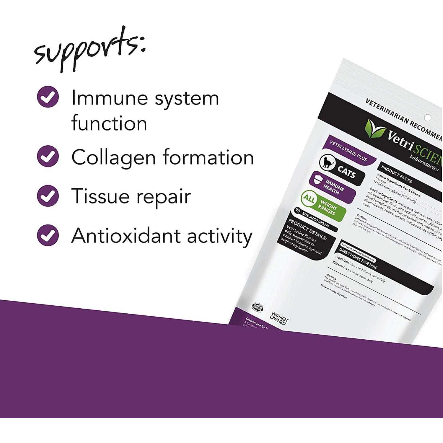 VetriScience Vetri Lysine Plus - Pet Supplies online store