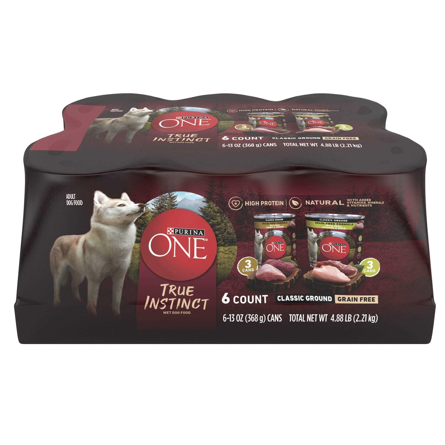 Purina ONE SmartBlend Adult Dog Food True Instinct Grain Free - Pet Supplies online store