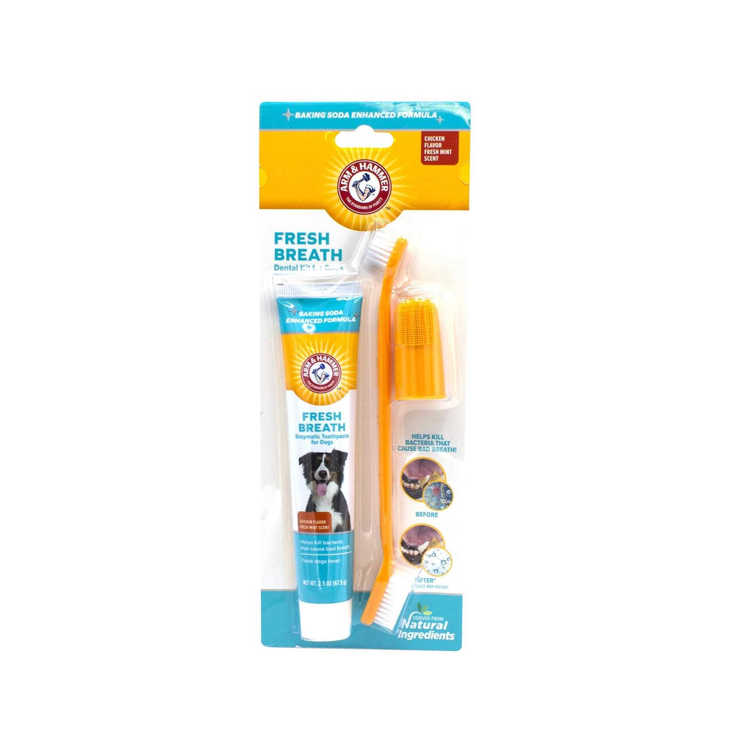 Arm & Hammer Fresh Breath Dental Kit for Dogs - Pet Supplies online store