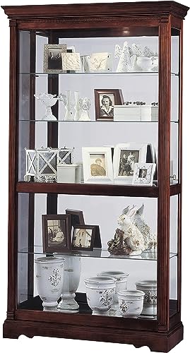 Howard Miller Brattain Curio Cabinet, Windsor Cherry