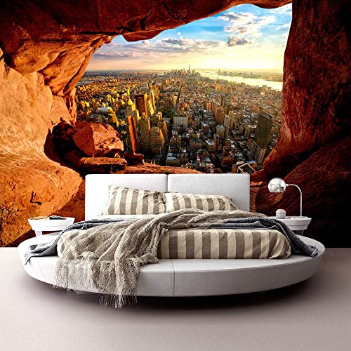 TEGUYE Stream Forest Wall Wallpaper, Sunshine Meadow Self-Adhesive High Resolution Pictures Art Decor Paintings,for Dining Room Sofa Background Wall Living Room,59