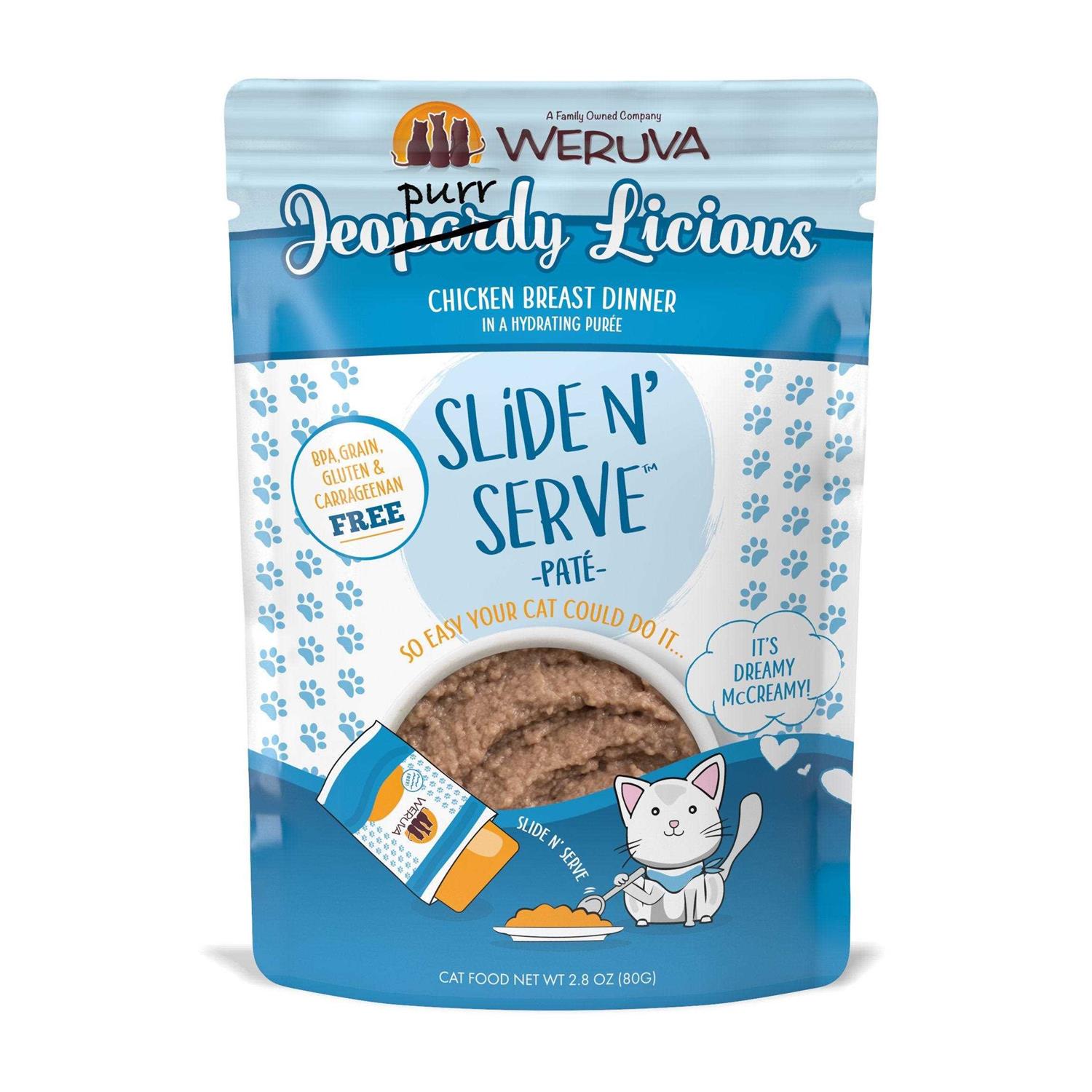 Weruva Slide N' Serve Jeopurrdy Chicken Wet Cat Food - Pet Supplies online store