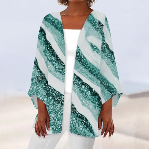 Kimonos for Women Boho Floral Shawl Collar Linen Cotton Womens Outfits Plus Size Loose Fit Cardigan for Women
