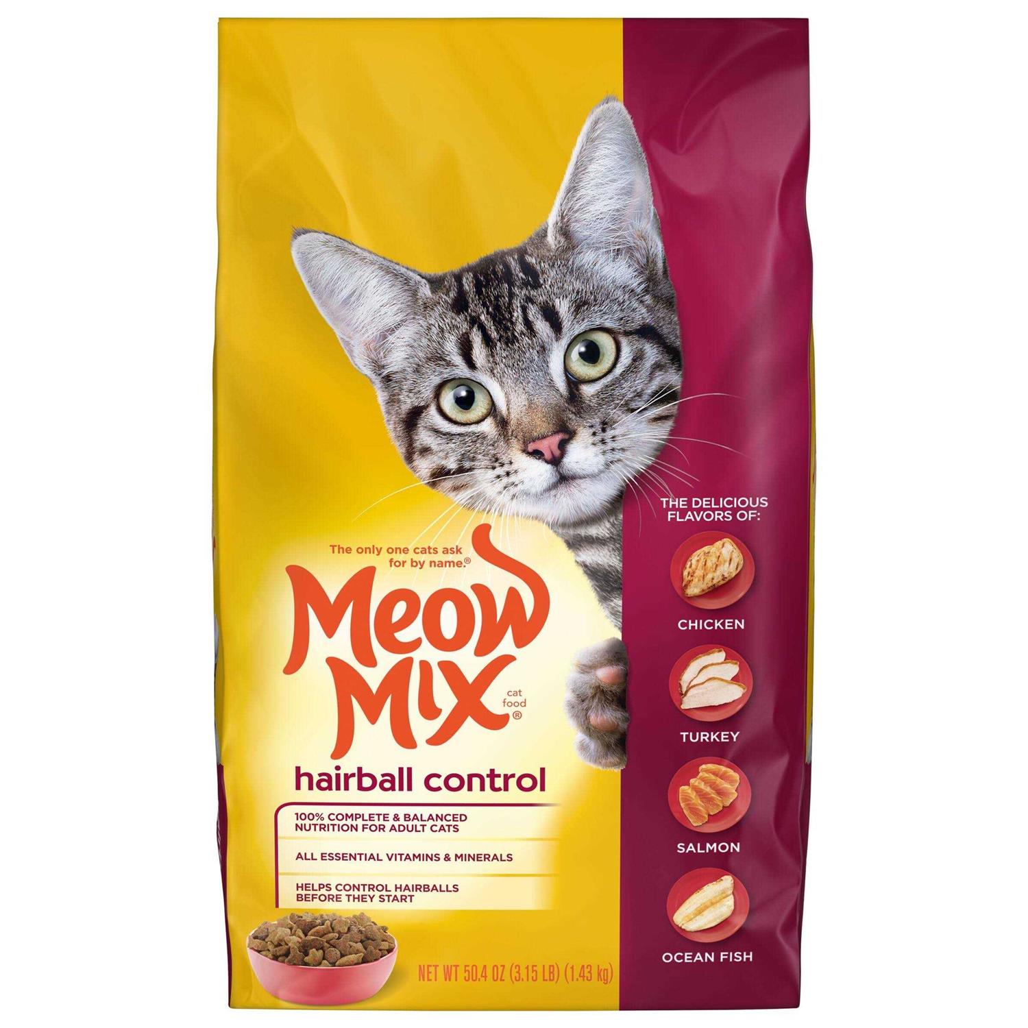 Meow Mix Hairball Control Dry Cat Food - Pet Supplies online store