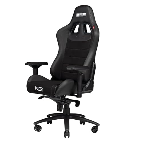 Next Level Racing Elite Gaming Chair Leather & Suede Edition (NLR-G005), Black