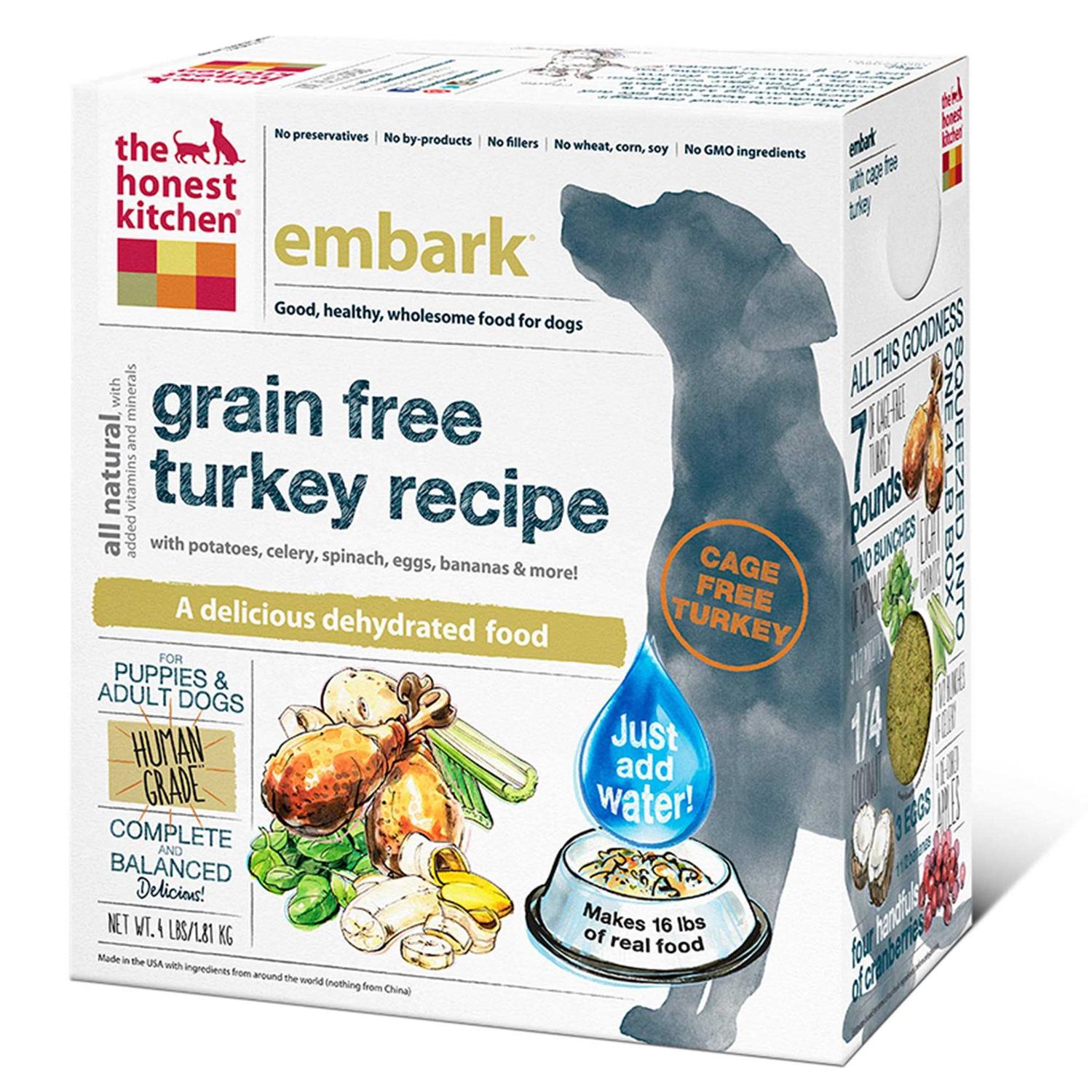 The Honest Kitchen Dehydrated Grain Free Turkey Dog Food - Pet Supplies online store