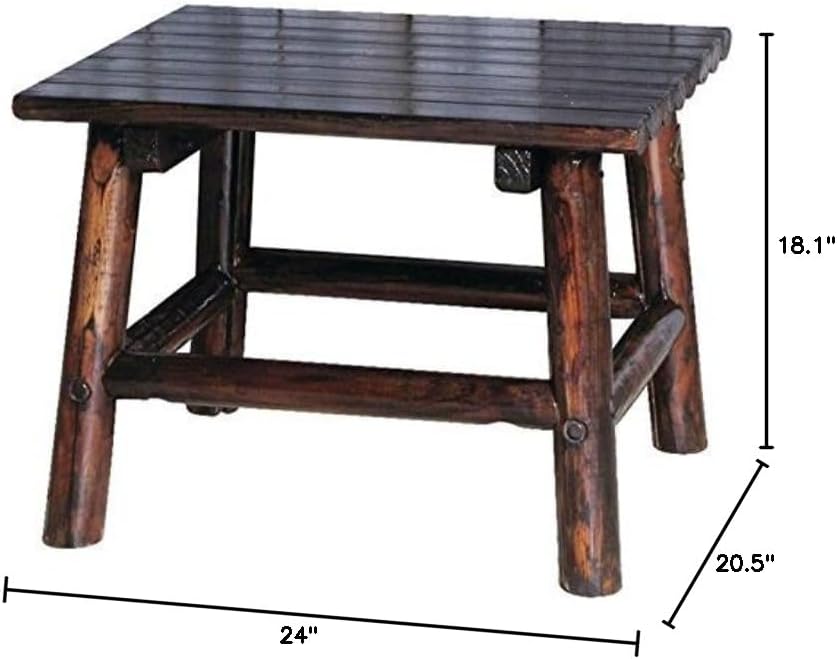 Table End Sqre Solid Wood 24