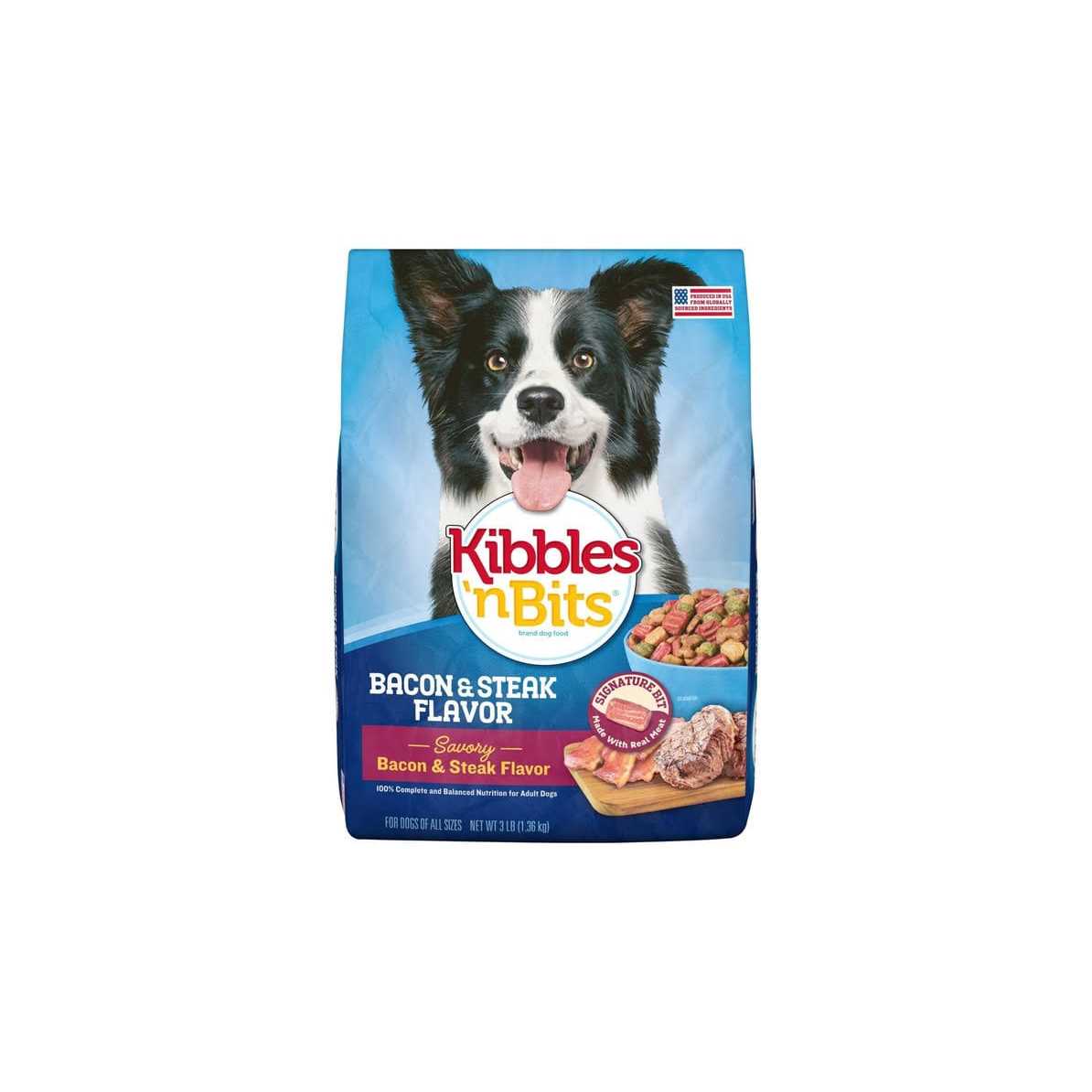 Kibbles 'n Bits Bacon & Steak Dry Dog Food - Pet Supplies online store