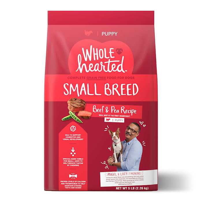 WholeHearted Grain Free Breed Beef Pea Recipe Dry Puppy Food - Pet Supplies online store
