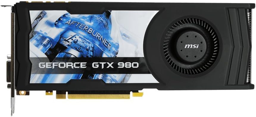 MSI Computer GeForce 4GB GDDR5 DVI/HDMI/3DisplayPorts PCI-Express Video Graphic Card GTX 980 4GD5 OCV1