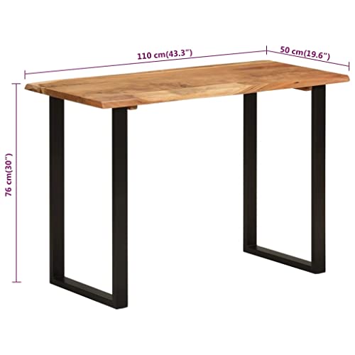 Dining Table, Console Table Bar Table Modern Dining Table Farmhouse Table Suitable for Kitchen Patio Home Living Room, 43.3