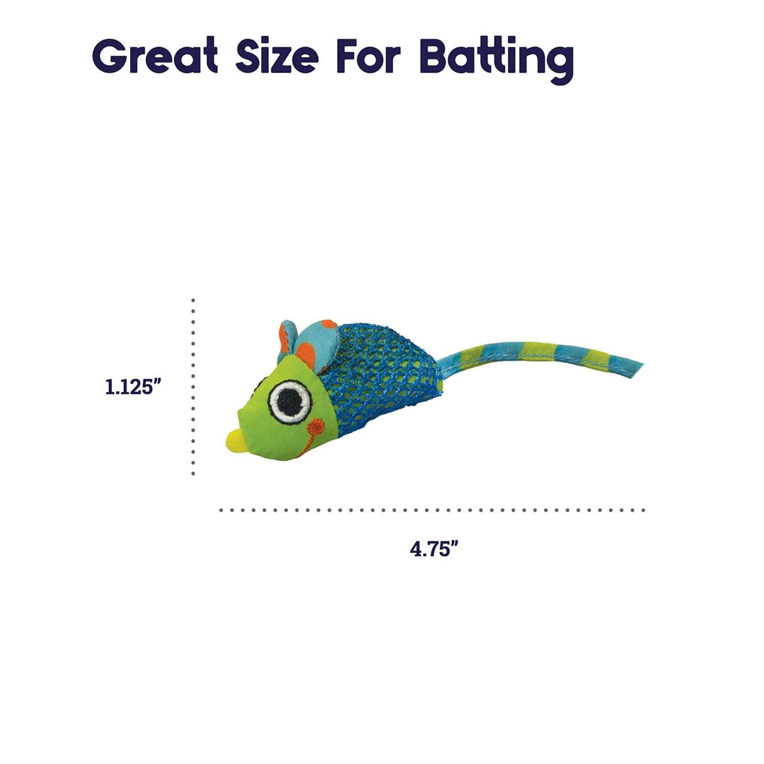 Petstages Cat Toy Catnip Chew Mice - Pet Supplies online store