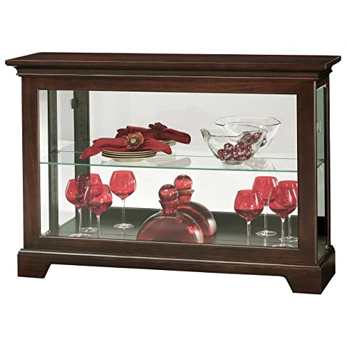 Howard Miller Engle Console II Curio Cabinet, Espresso
