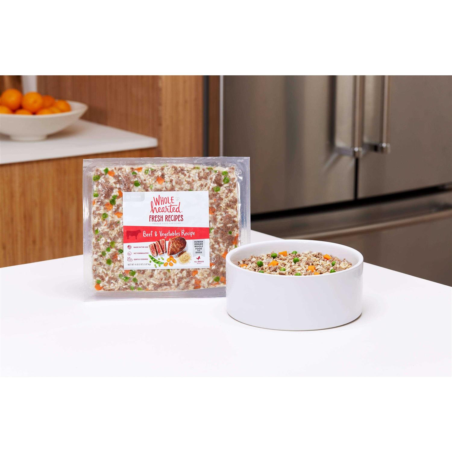 WholeHearted Fresh Frozen Beef Recipe Dog Food - Pet Supplies online store