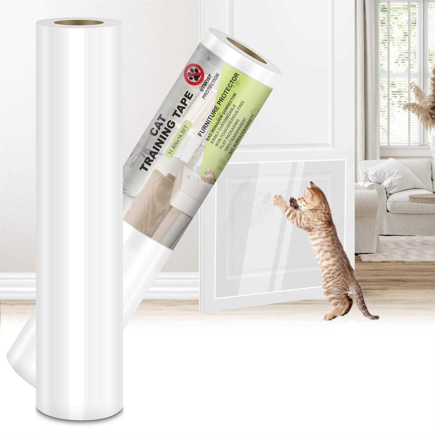 CORKAS Cat Scratch Protector, 11.8in x Vinyl, Easy to Apply, Protects Doors and Furniture - Pet Supplies online store